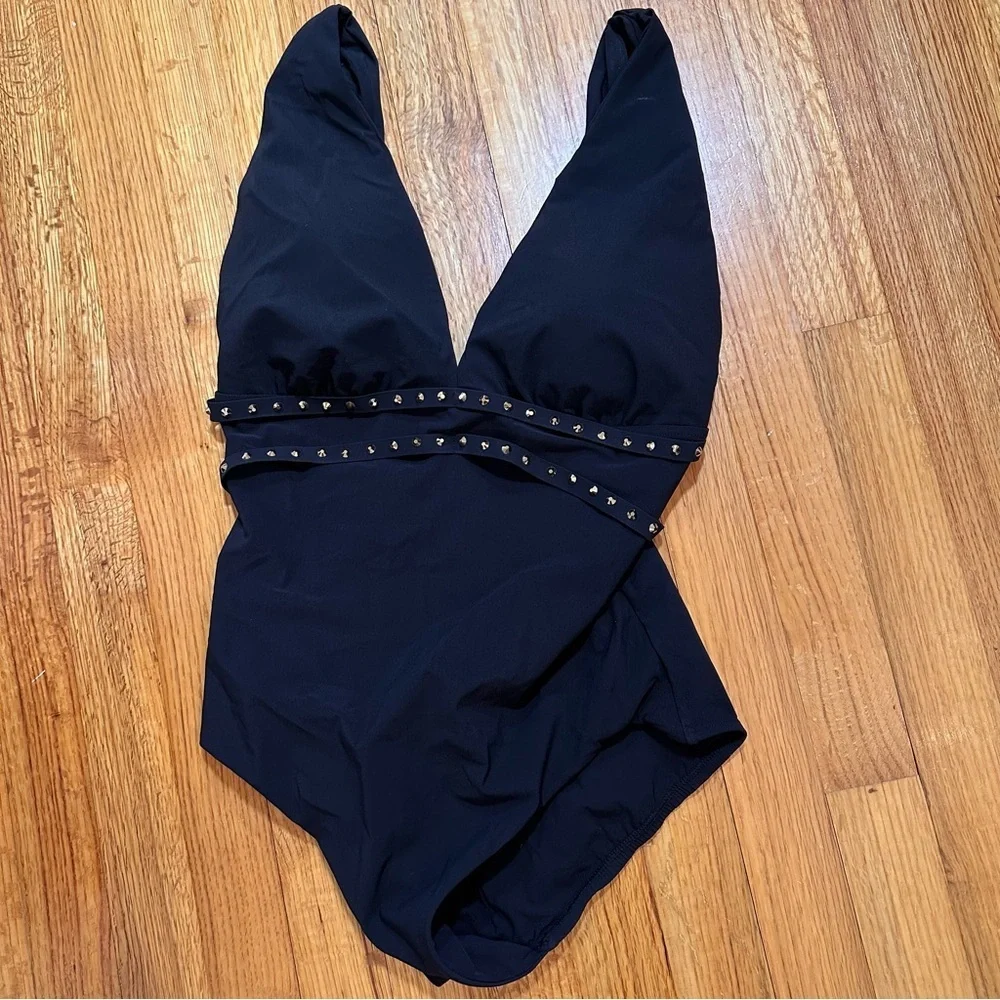 Amoressa Women's Swimwear  The Stone Lupita  One Piece Swimsuit size 8(@) - Picture 4 of 12